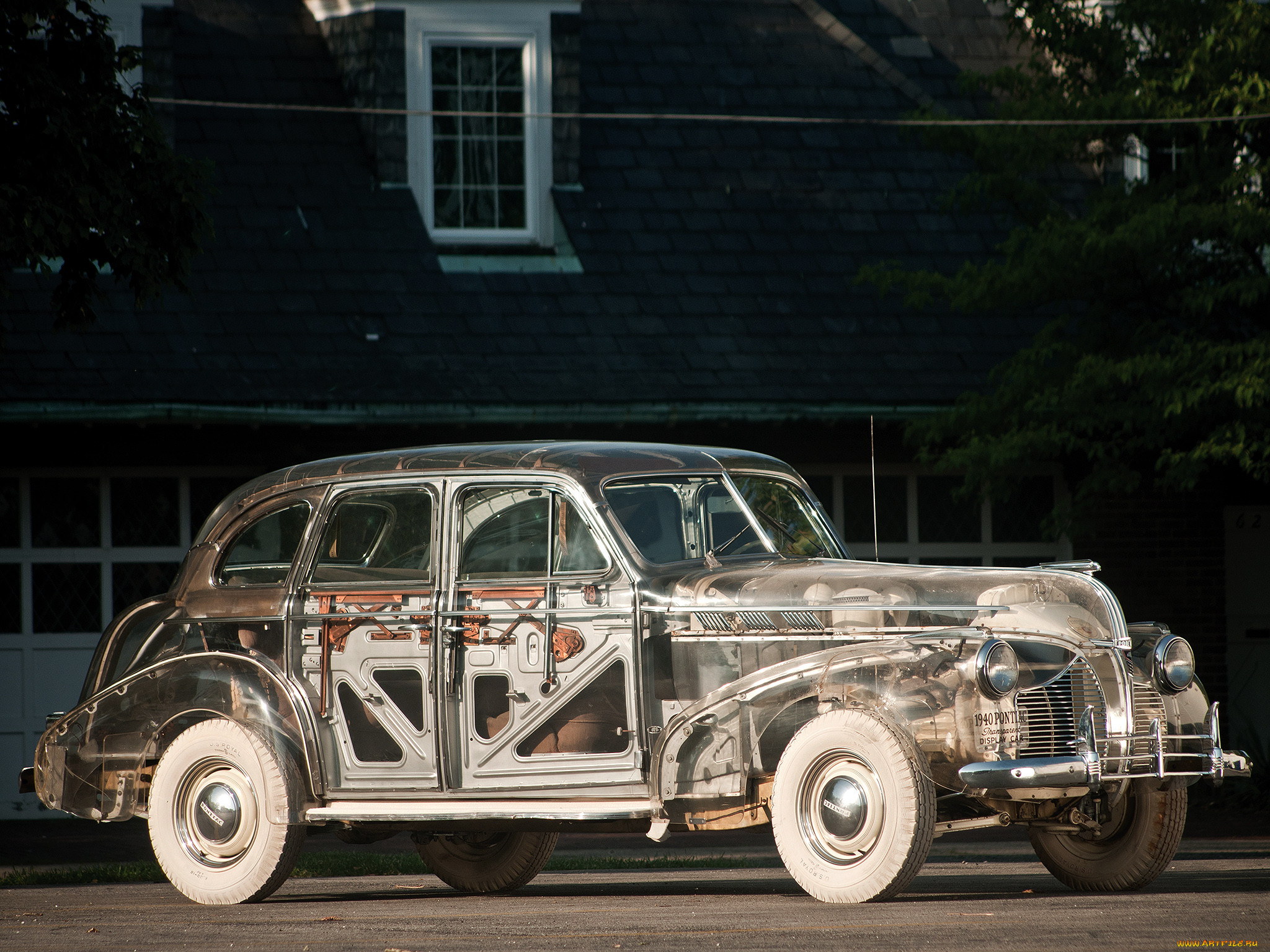 pontiac, deluxe, six, transparent, display, car, , 